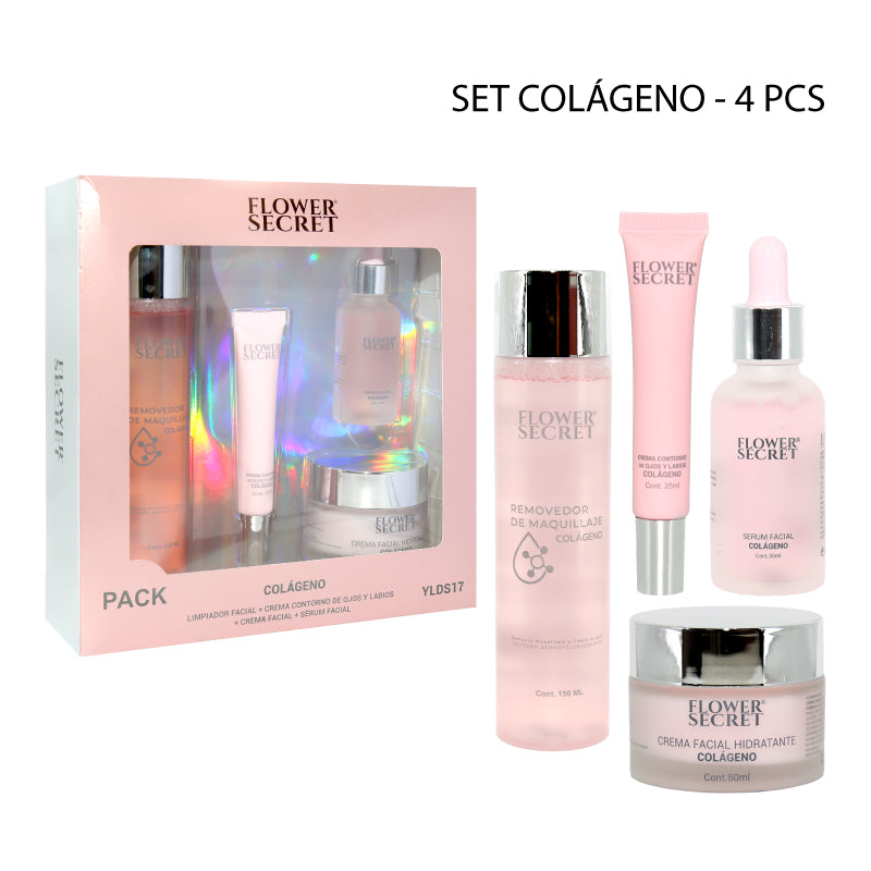Set De Cuidado Con Colágeno 4 Pcs