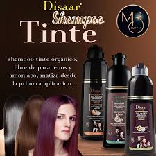 SHAMPOO COLORANTE TINTE CUBRE CANAS