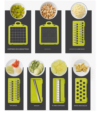 Picador Y Cortador De Verduras Y Frutas