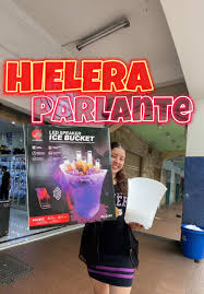 HIELERA CON PARLANTE Y LUCES  LED DE COLORES