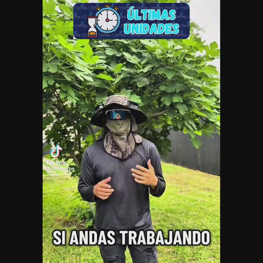 Sombrero Con Panel Solar Y Ventilador MT